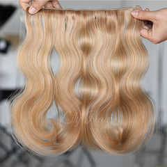 #12-22 Highlights Clip-in Hair Extensions-1Pc.Sextuple Wefts