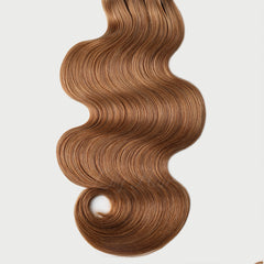 #12 Brown Sugar Clip-in Hair Extensions-1Pc.Sextuple Wefts