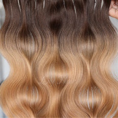 #2-12 Ombre Pre-Bonded I Tip Hair Extensions 1g-strand 100g
