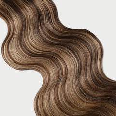 #4-26 Highlights Clip-in Hair Extensions-1Pc.Sextuple Wefts