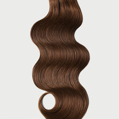 #6 Cappuccino Brown Nano Ring Hair Extensions 1g-strand 100g