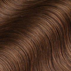 #6 Cappuccino Brown Nano Tip Hair Extensions 1g-strand 100g