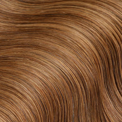 #8 Toffee Brown Nano Tip Hair Extensions 1g-strand 100g