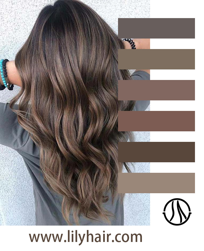 Brown Ombre Color