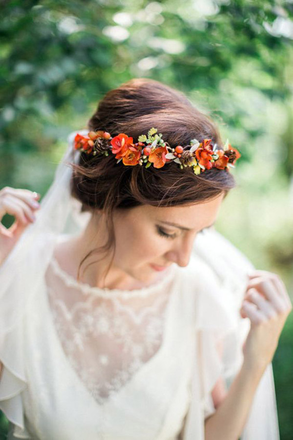 Top 50+ Bridal Hair Crown Wreath Ideas in Spring Wedding 2020