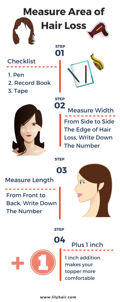 How to Measure Area of Hair Loss to Pick Topper