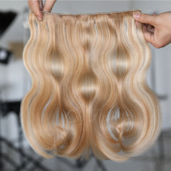 #12-613 Highlights Clip-in Hair Extensions-1Pc.Sextuple Wefts