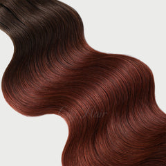 #2-33B Ombre Clip-in Hair Extensions-1Pc.Sextuple Wefts