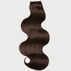 #2 Dark Chocolate Clip-in Hair Extensions-1Pc.Sextuple Wefts