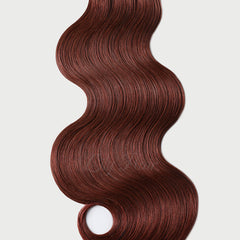 #33b Vibrant Auburn Deluxe Flip-in Hair Extensions