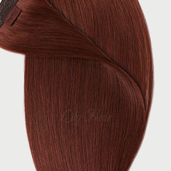 #33B Vibrant Auburn Pre-Bonded V Tip Hair Extensions 1g-strand 100g