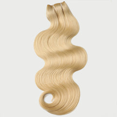 #613 Lightest Blonde Clip-in Hair Extensions-1Pc.Sextuple Wefts
