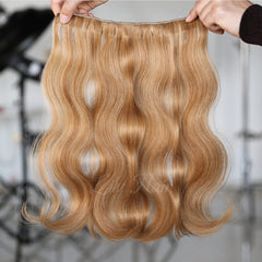 #8-26 Highlights Clip-in Hair Extensions-1Pc.Sextuple Wefts