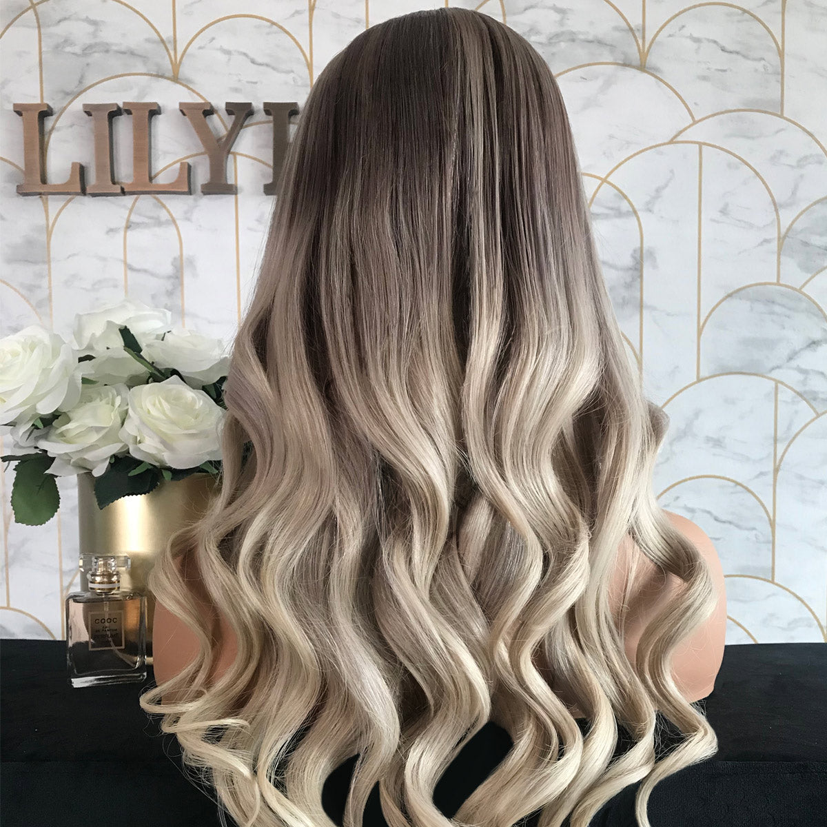 Nawar Virgin Hair Hand Tied Wigs Balayage